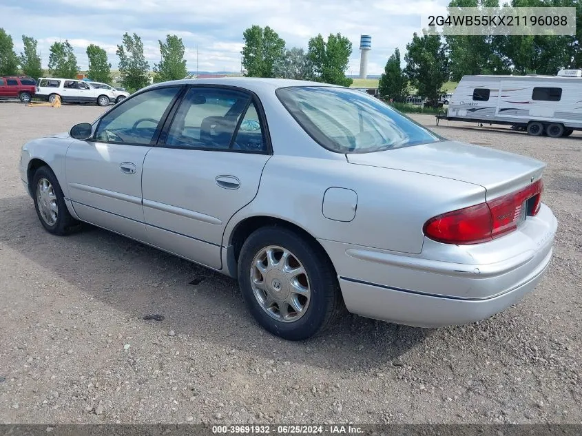 2002 Buick Regal Ls VIN: 2G4WB55KX21196088 Lot: 39691932