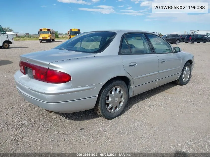 2002 Buick Regal Ls VIN: 2G4WB55KX21196088 Lot: 39691932