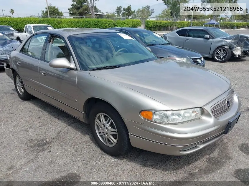 2002 Buick Regal Ls VIN: 2G4WB55K521218966 Lot: 39890480