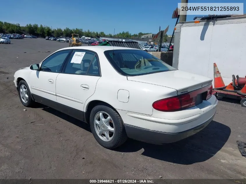 2002 Buick Regal Gs VIN: 2G4WF551821255893 Lot: 39946621