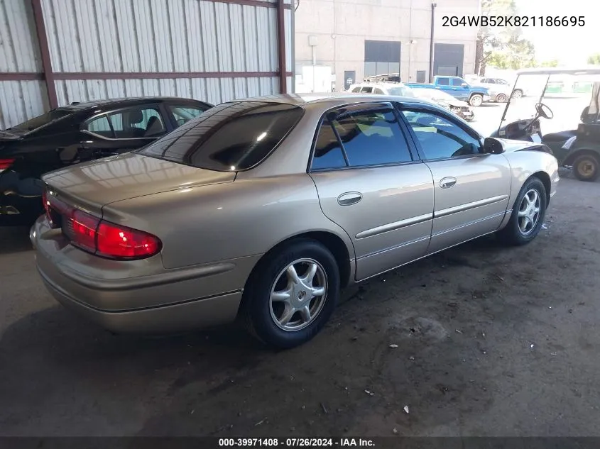 2002 Buick Regal Ls VIN: 2G4WB52K821186695 Lot: 39971408