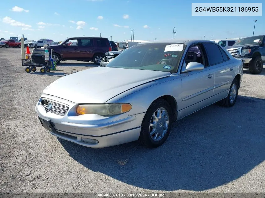 2G4WB55K321186955 2002 Buick Regal Ls