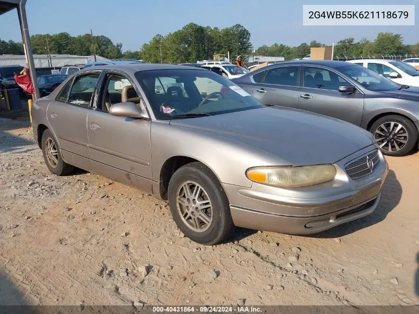 2G4WB55K621118679 2002 Buick Regal Ls