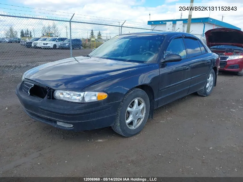 2003 Buick Regal VIN: 2G4WB52K131152843 Lot: 12006968