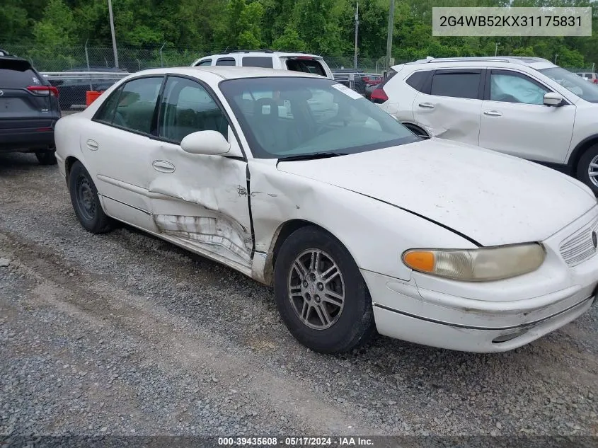 2003 Buick Regal Ls VIN: 2G4WB52KX31175831 Lot: 39435608