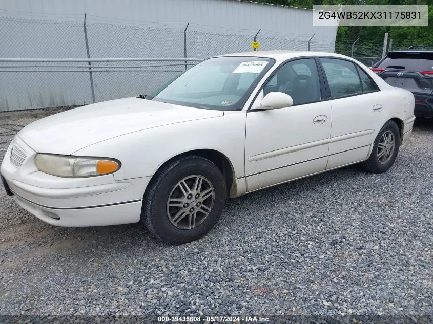 2003 Buick Regal Ls VIN: 2G4WB52KX31175831 Lot: 39435608