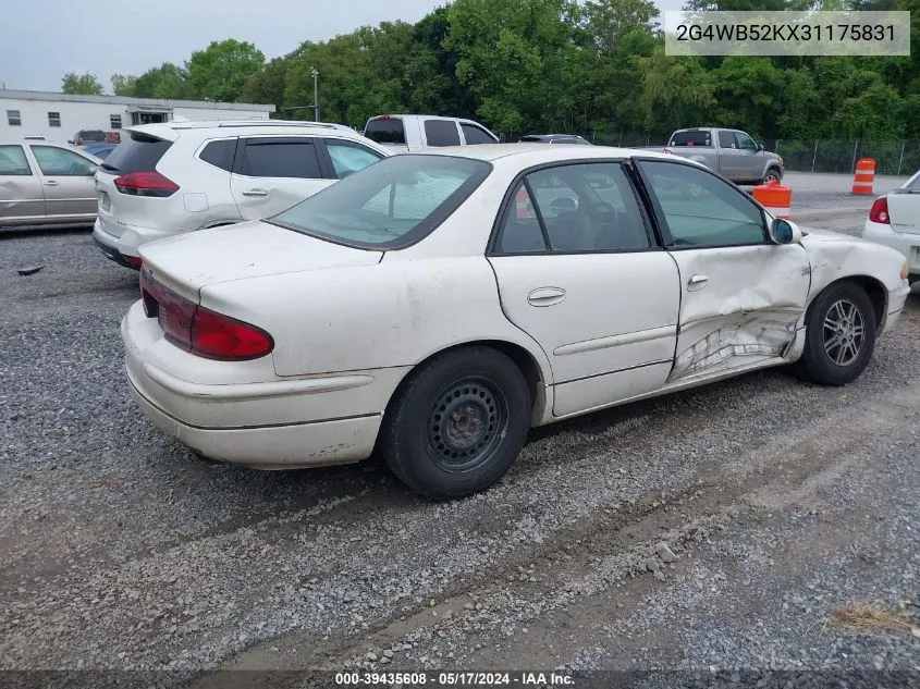 2003 Buick Regal Ls VIN: 2G4WB52KX31175831 Lot: 39435608