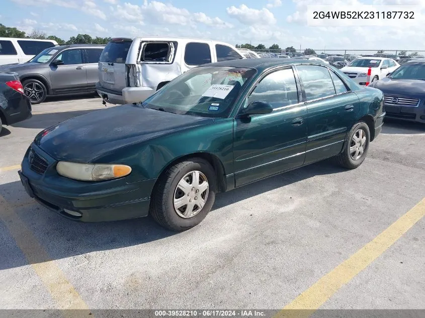 2003 Buick Regal Ls VIN: 2G4WB52K231187732 Lot: 39528210