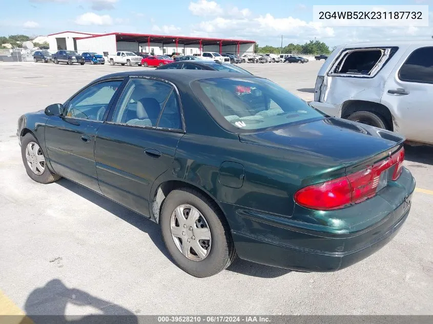 2003 Buick Regal Ls VIN: 2G4WB52K231187732 Lot: 39528210