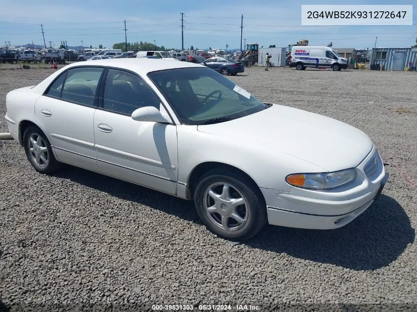 2003 Buick Regal Ls VIN: 2G4WB52K931272647 Lot: 39531303