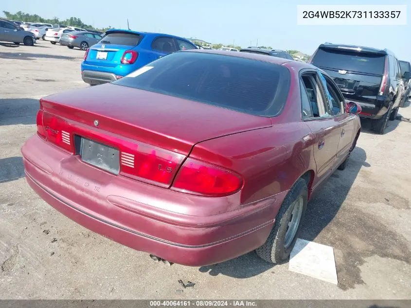 2003 Buick Regal Ls VIN: 2G4WB52K731133357 Lot: 40064161