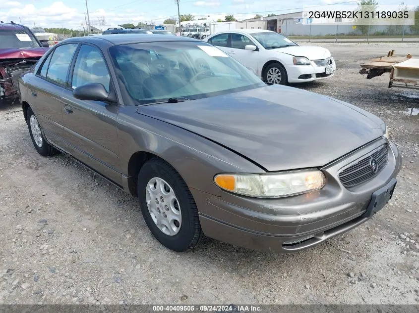 2003 Buick Regal Ls VIN: 2G4WB52K131189035 Lot: 40409505