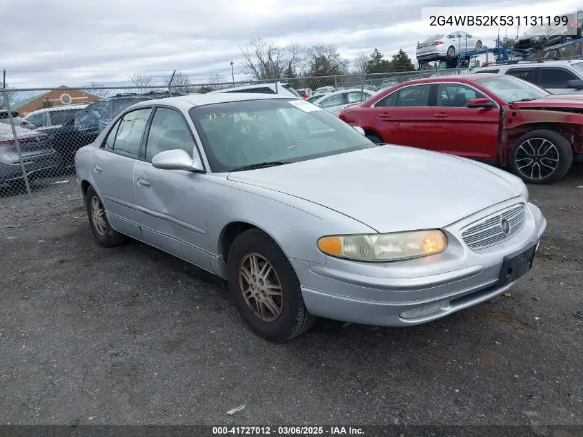 2003 Buick Regal Ls VIN: 2G4WB52K531131199 Lot: 41727012