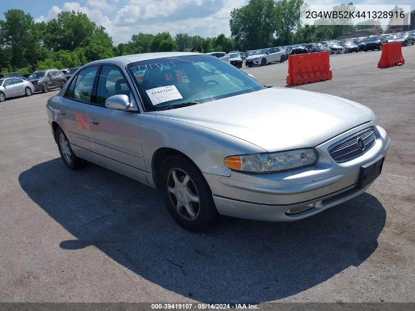 2004 Buick Regal Ls VIN: 2G4WB52K441328916 Lot: 39419107