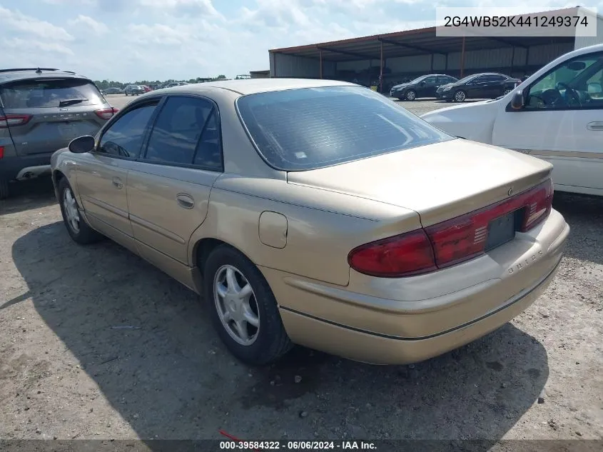 2004 Buick Regal Ls VIN: 2G4WB52K441249374 Lot: 39584322