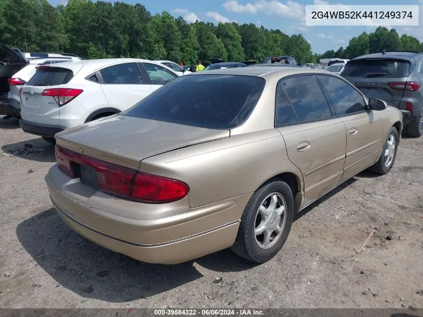 2004 Buick Regal Ls VIN: 2G4WB52K441249374 Lot: 39584322