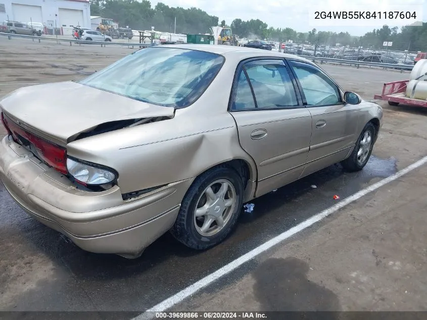 2004 Buick Regal Ls VIN: 2G4WB55K841187604 Lot: 39699866