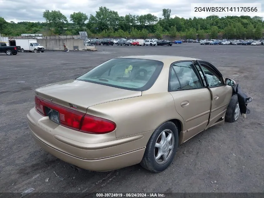 2G4WB52K141170566 2004 Buick Regal Ls