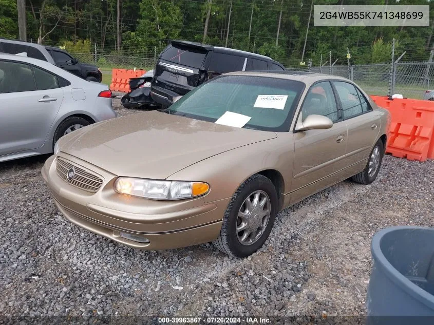 2004 Buick Regal Ls VIN: 2G4WB55K741348699 Lot: 39963867