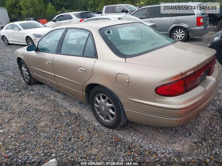 2004 Buick Regal Ls VIN: 2G4WB55K741348699 Lot: 39963867