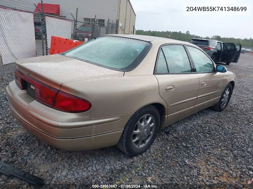 2004 Buick Regal Ls VIN: 2G4WB55K741348699 Lot: 39963867