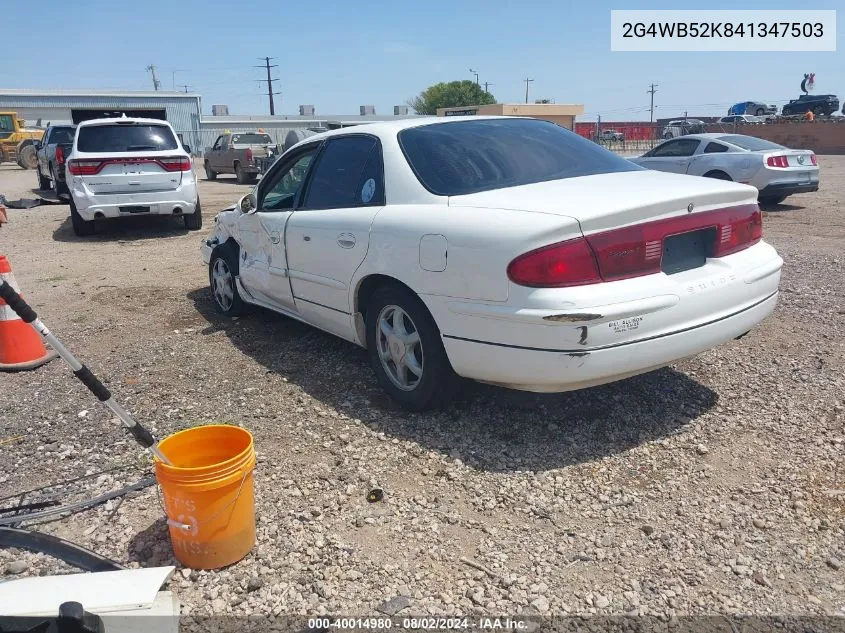 2004 Buick Regal Ls VIN: 2G4WB52K841347503 Lot: 40014980