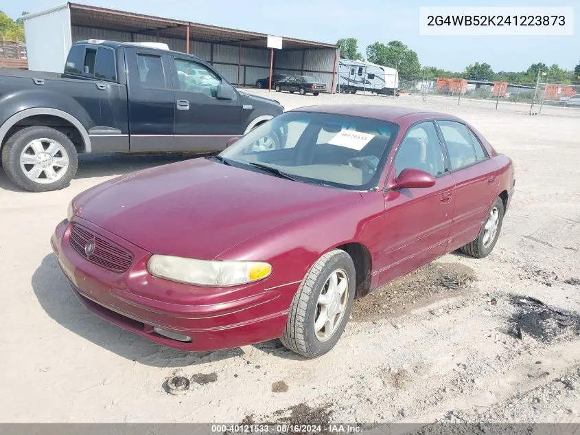 2004 Buick Regal Ls VIN: 2G4WB52K241223873 Lot: 40121533