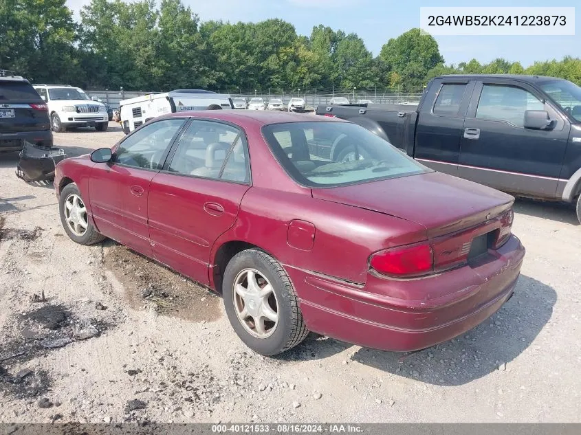 2004 Buick Regal Ls VIN: 2G4WB52K241223873 Lot: 40121533