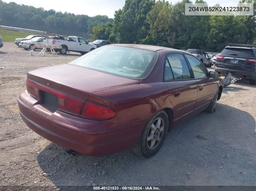 2004 Buick Regal Ls VIN: 2G4WB52K241223873 Lot: 40121533