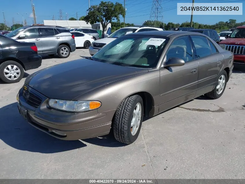 2G4WB52K141362540 2004 Buick Regal Ls