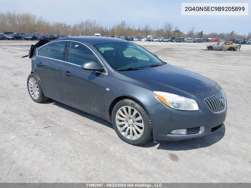 2011 Buick Regal VIN: 2G4GN5EC9B9205899 Lot: 11992867