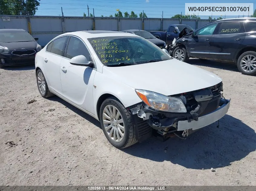 W04GP5EC2B1007601 2011 Buick Regal