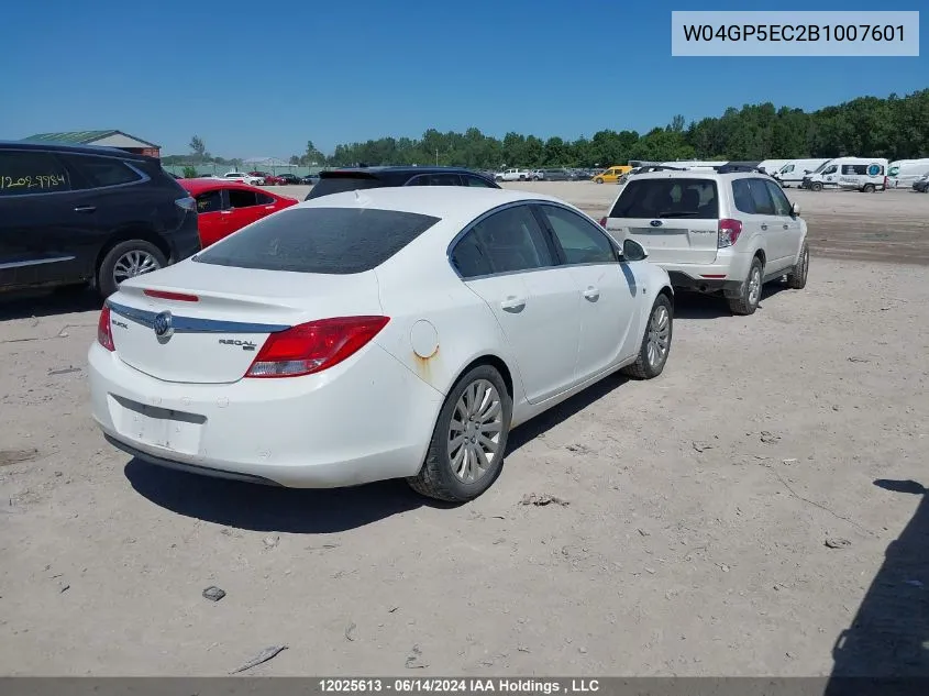 W04GP5EC2B1007601 2011 Buick Regal