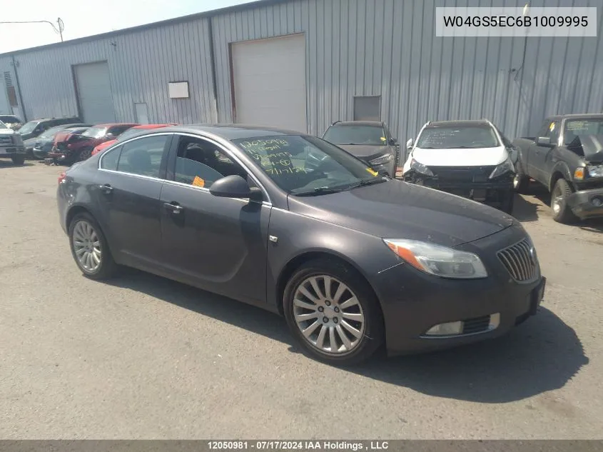 W04GS5EC6B1009995 2011 Buick Regal Cxl