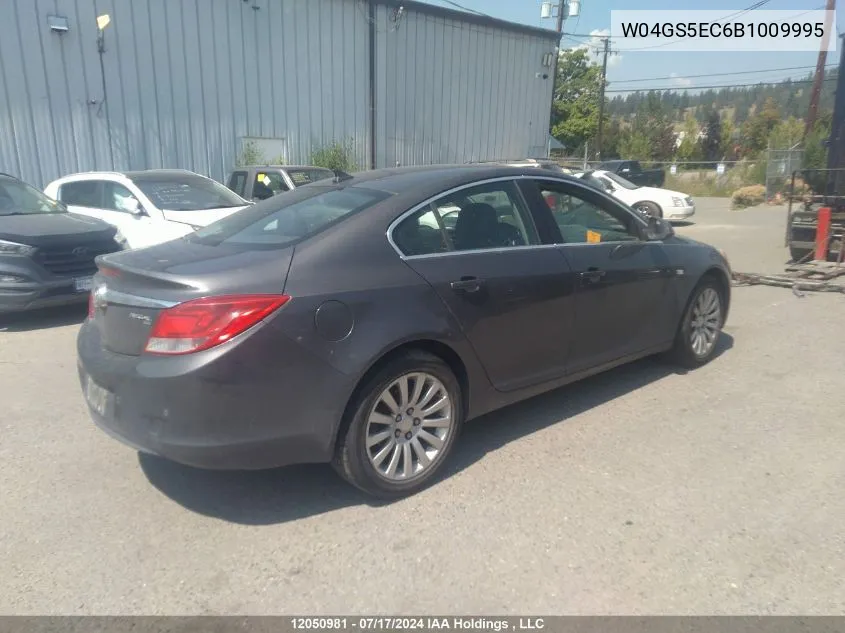 W04GS5EC6B1009995 2011 Buick Regal Cxl