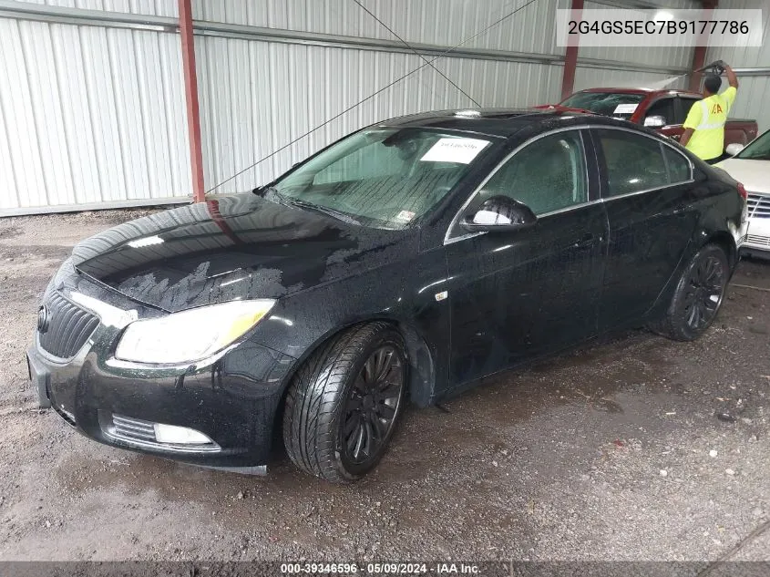 2011 Buick Regal Cxl Oshawa VIN: 2G4GS5EC7B9177786 Lot: 39346596