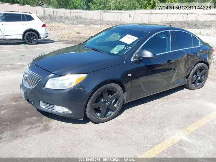 2011 Buick Regal Cxl Russelsheim VIN: W04GT5GCXB1144228 Lot: 39453078