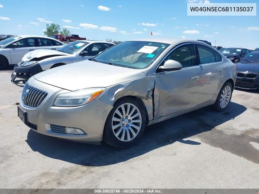 2011 Buick Regal Cxl Russelsheim VIN: W04GN5EC6B1135037 Lot: 39525766