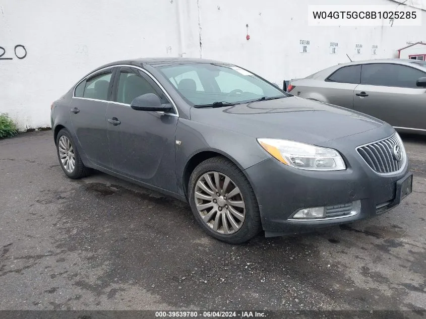 2011 Buick Regal Cxl Russelsheim VIN: W04GT5GC8B1025285 Lot: 39539780