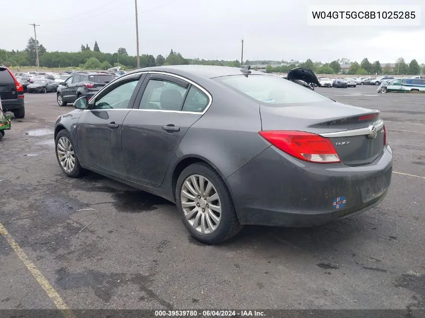 W04GT5GC8B1025285 2011 Buick Regal Cxl Russelsheim