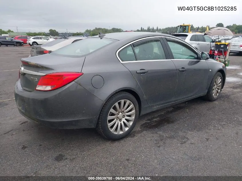 W04GT5GC8B1025285 2011 Buick Regal Cxl Russelsheim