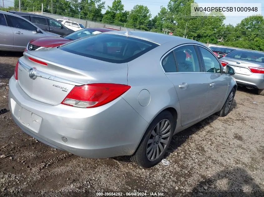 W04GP5EC5B1000948 2011 Buick Regal Cxl Russelsheim