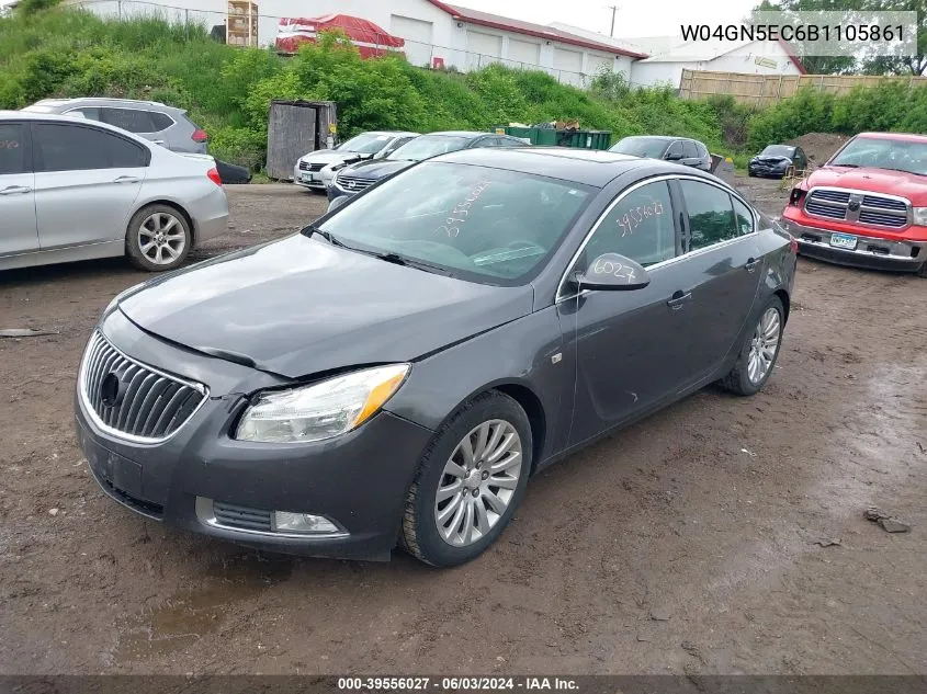 2011 Buick Regal Cxl Russelsheim VIN: W04GN5EC6B1105861 Lot: 39556027