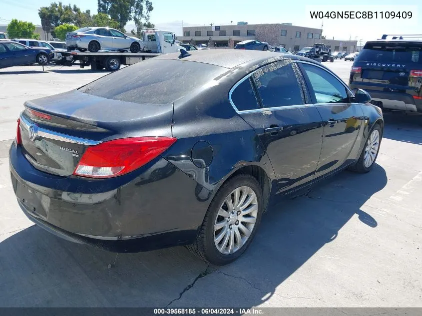 2011 Buick Regal Cxl Russelsheim VIN: W04GN5EC8B1109409 Lot: 39568185