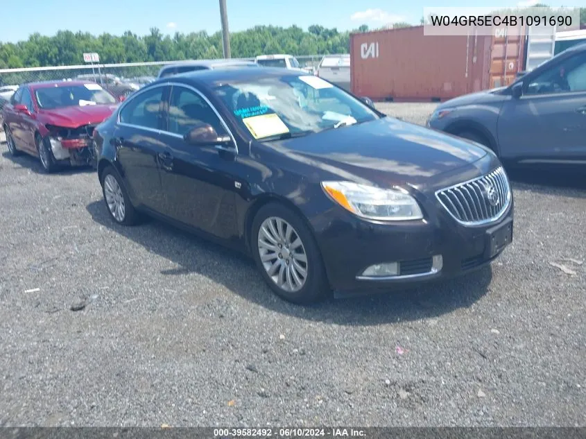 2011 Buick Regal Cxl Russelsheim VIN: W04GR5EC4B1091690 Lot: 39582492