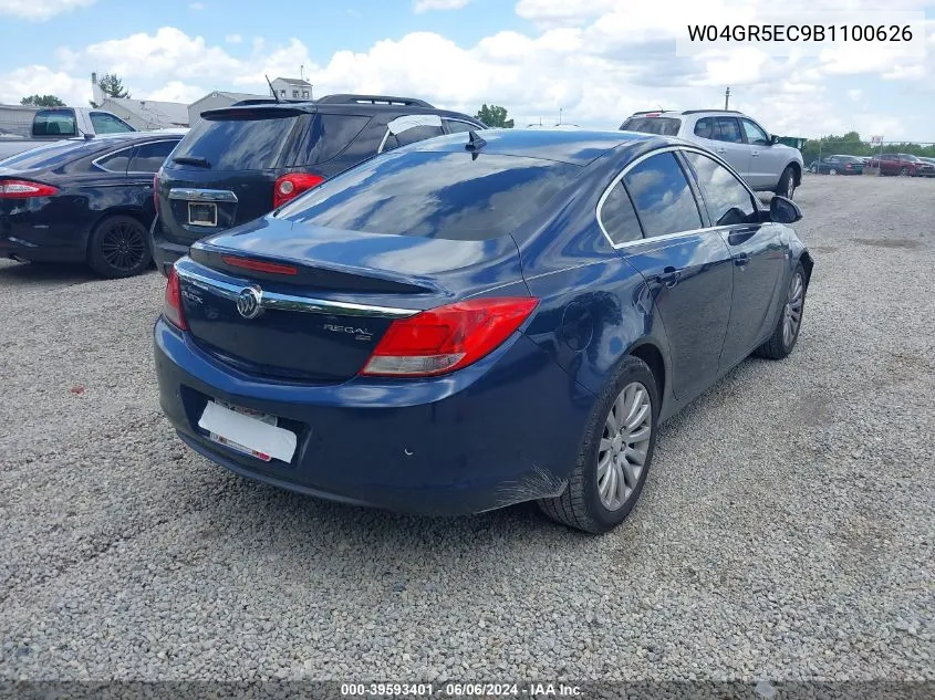 2011 Buick Regal Cxl Russelsheim VIN: W04GR5EC9B1100626 Lot: 39593401