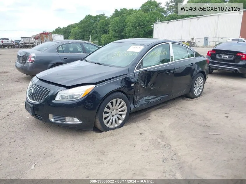 2011 Buick Regal Cxl Russelsheim VIN: W04GR5ECXB1072125 Lot: 39606522