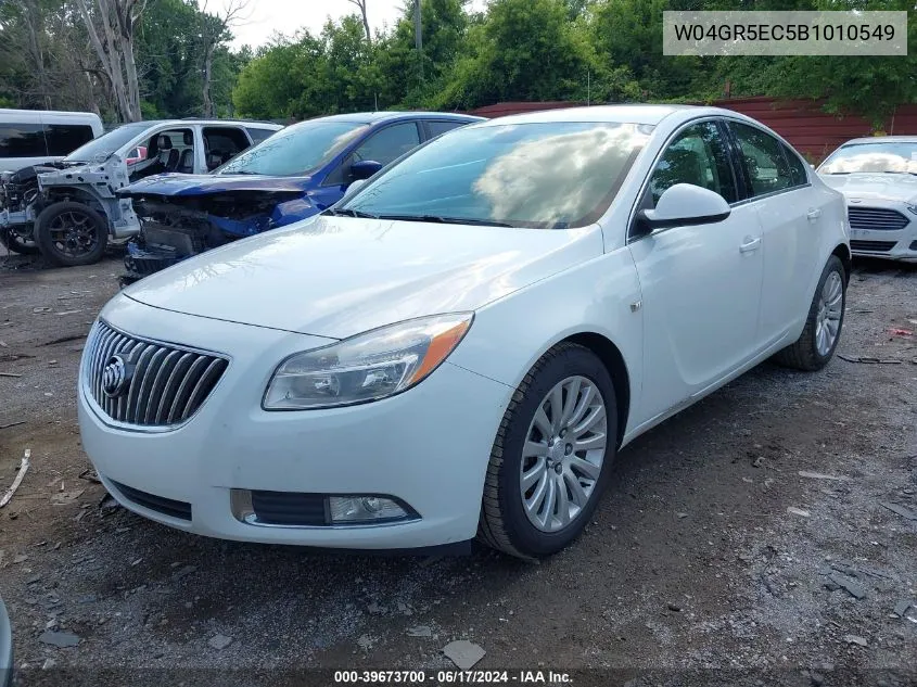 2011 Buick Regal Cxl Russelsheim VIN: W04GR5EC5B1010549 Lot: 39673700