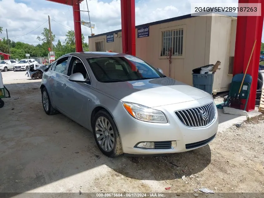 2011 Buick Regal Cxl Turbo Oshawa VIN: 2G4GV5EV2B9187263 Lot: 39675684