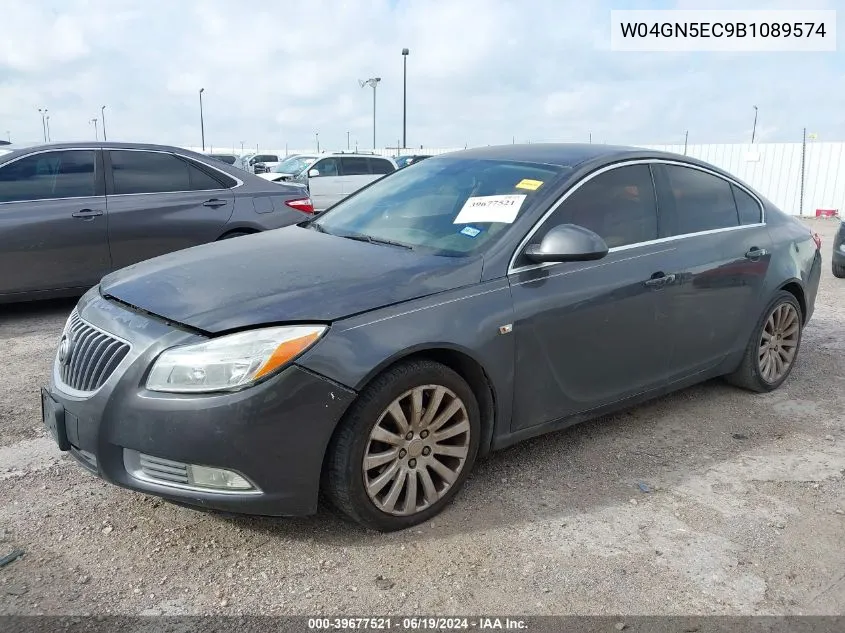 2011 Buick Regal Cxl Russelsheim VIN: W04GN5EC9B1089574 Lot: 39677521